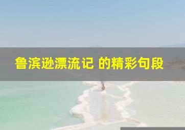 鲁滨逊漂流记 的精彩句段